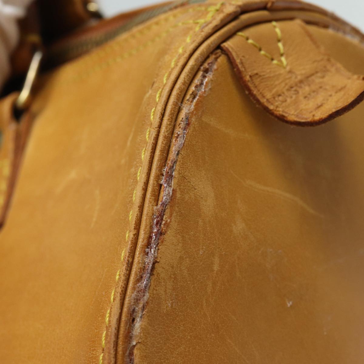 LOUIS VUITTON Nomad leather Speedy 30 Hand Bag Beige M85392 LV 81391