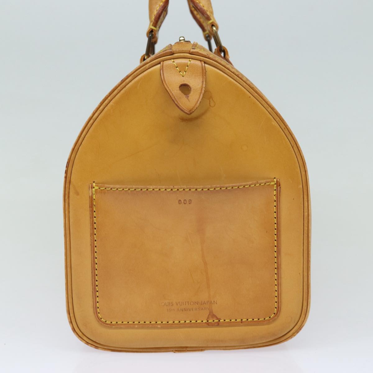 LOUIS VUITTON Nomad leather Speedy 30 Hand Bag Beige M85392 LV 81391