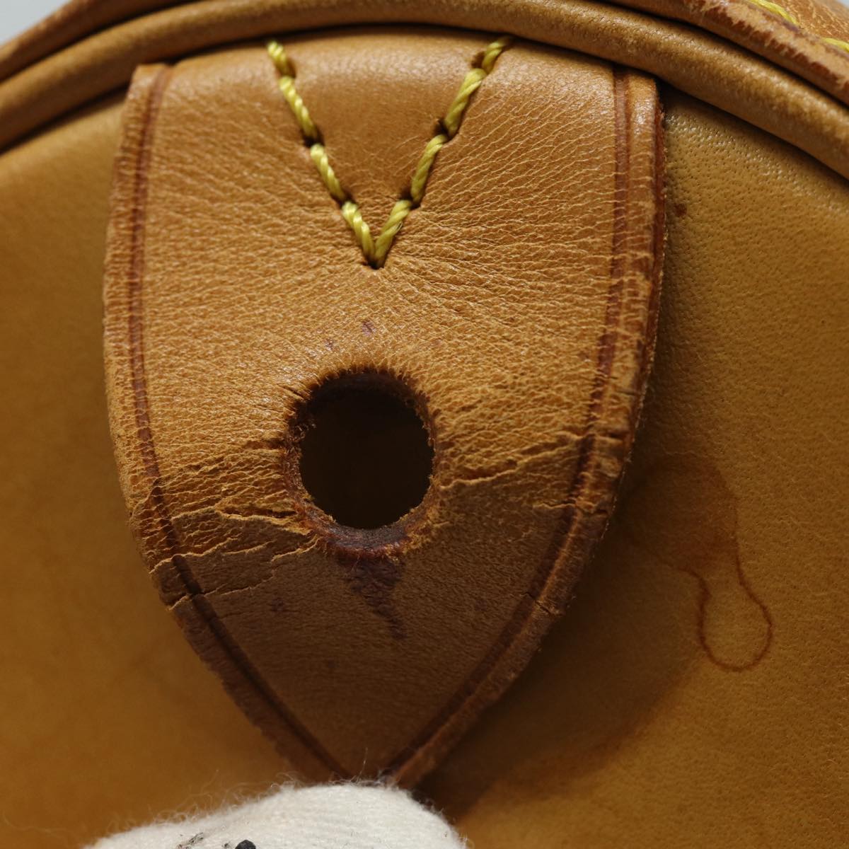 LOUIS VUITTON Nomad leather Speedy 30 Hand Bag Beige M85392 LV 81391
