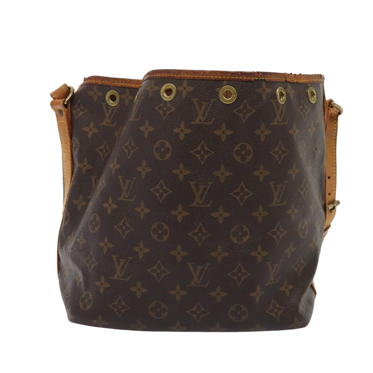 LOUIS VUITTON Monogram Petit Noe Shoulder Bag M42226 LV 81392