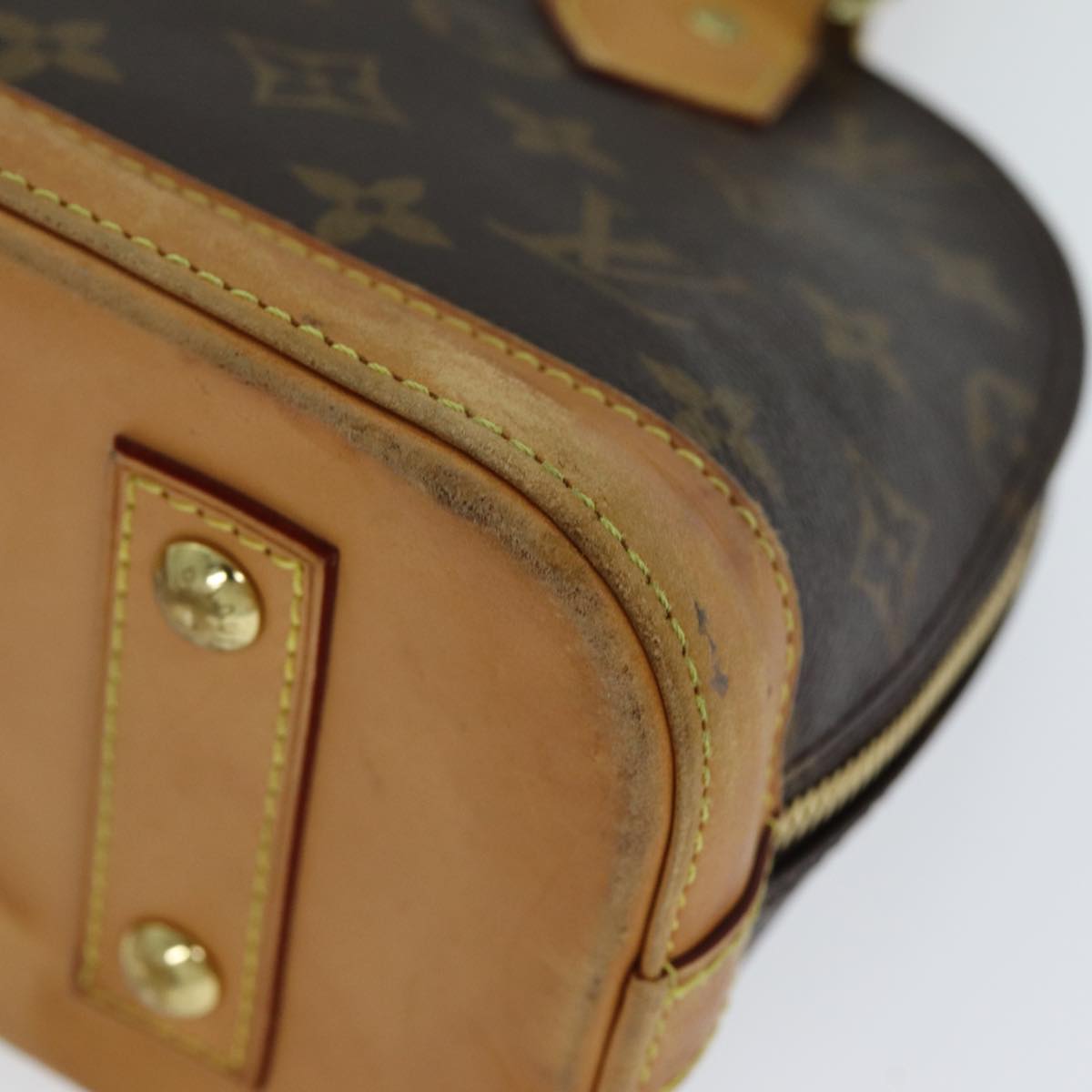 LOUIS VUITTON Monogram Alma BB Hand Bag 2way M53152 LV 81420