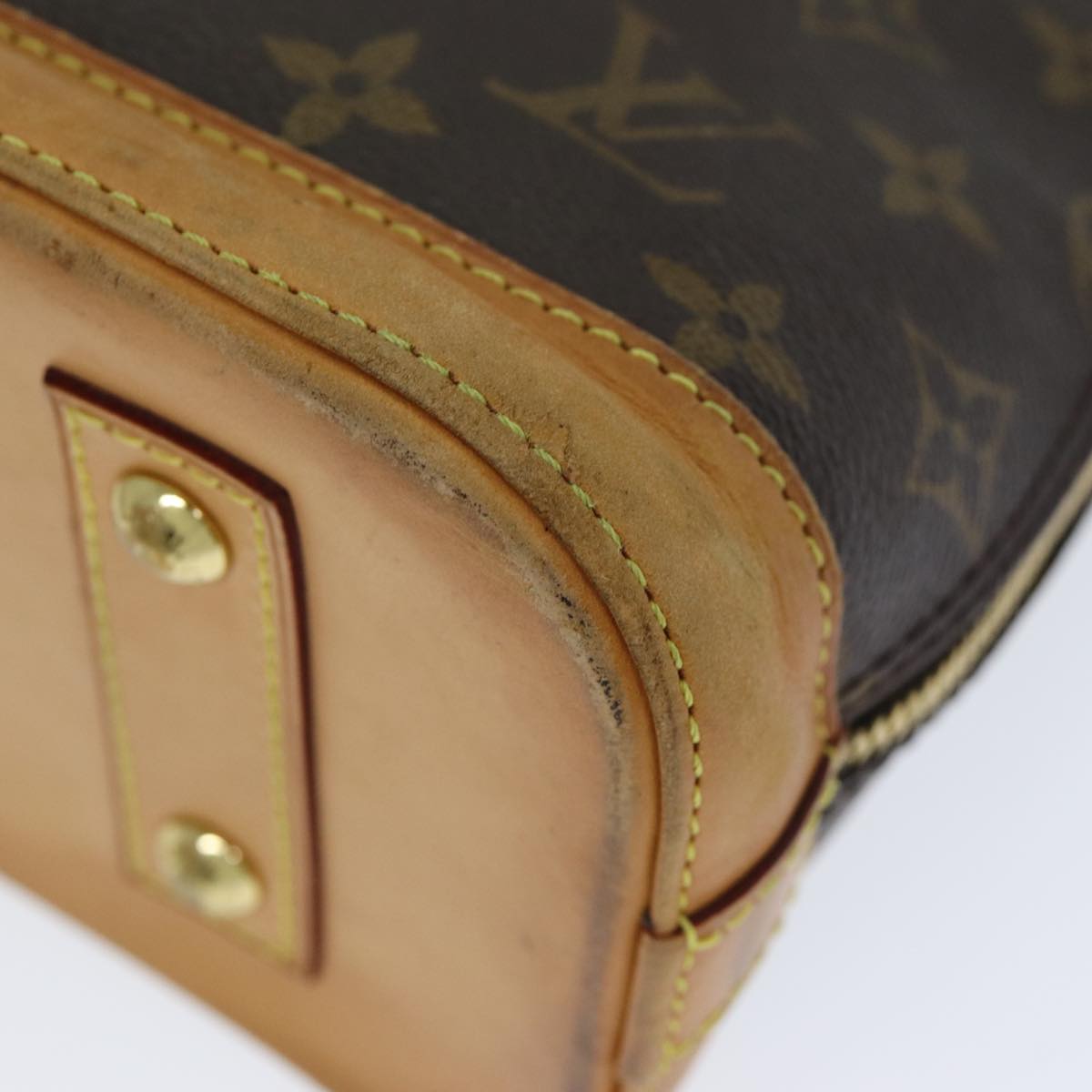 LOUIS VUITTON Monogram Alma BB Hand Bag 2way M53152 LV 81420