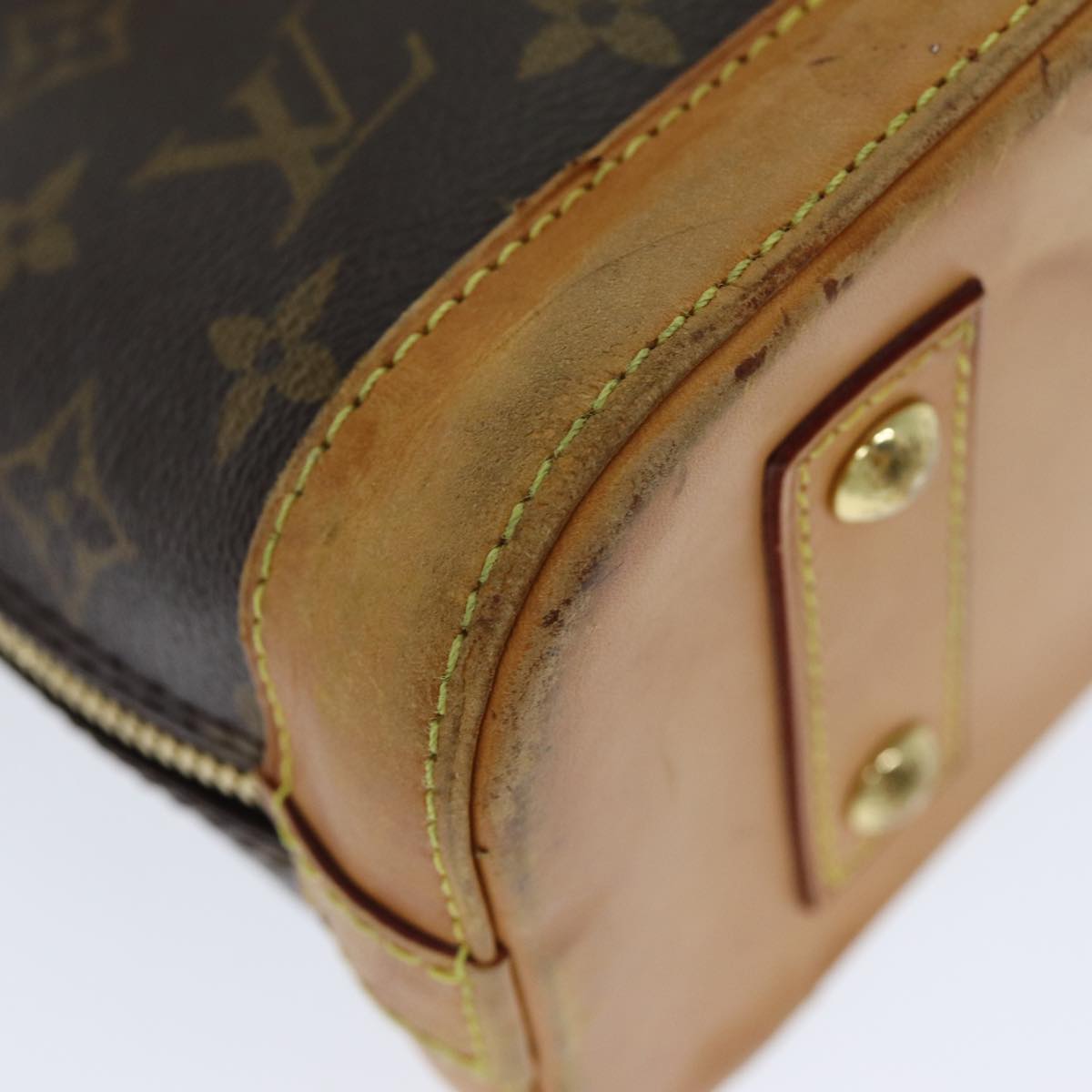 LOUIS VUITTON Monogram Alma BB Hand Bag 2way M53152 LV 81420