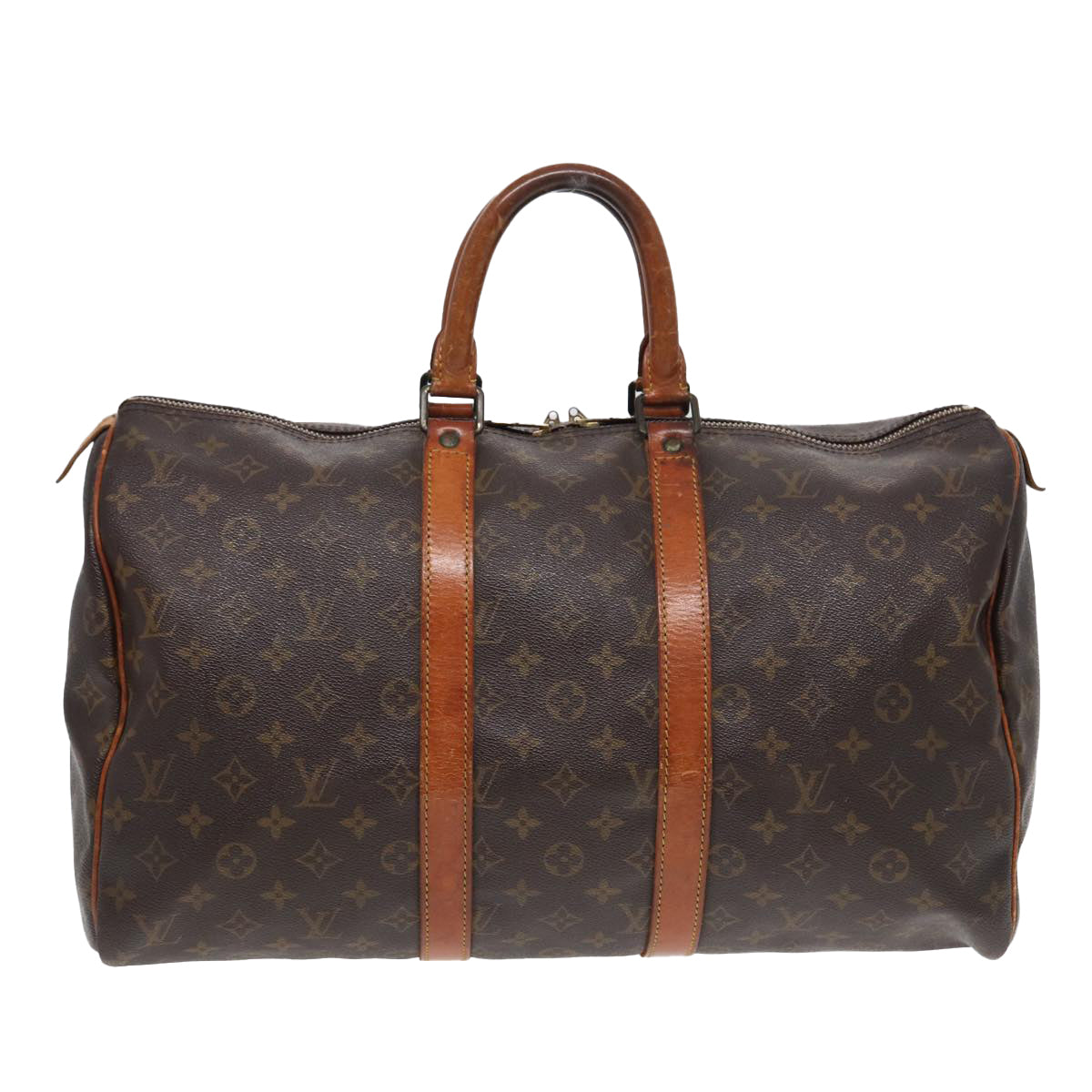 LOUIS VUITTON Monogram Keepall 45 Boston Bag M41428 LV 81423