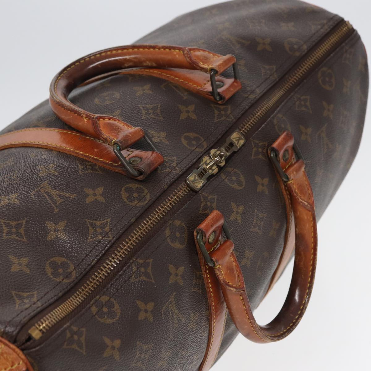 LOUIS VUITTON Monogram Keepall 45 Boston Bag M41428 LV 81423