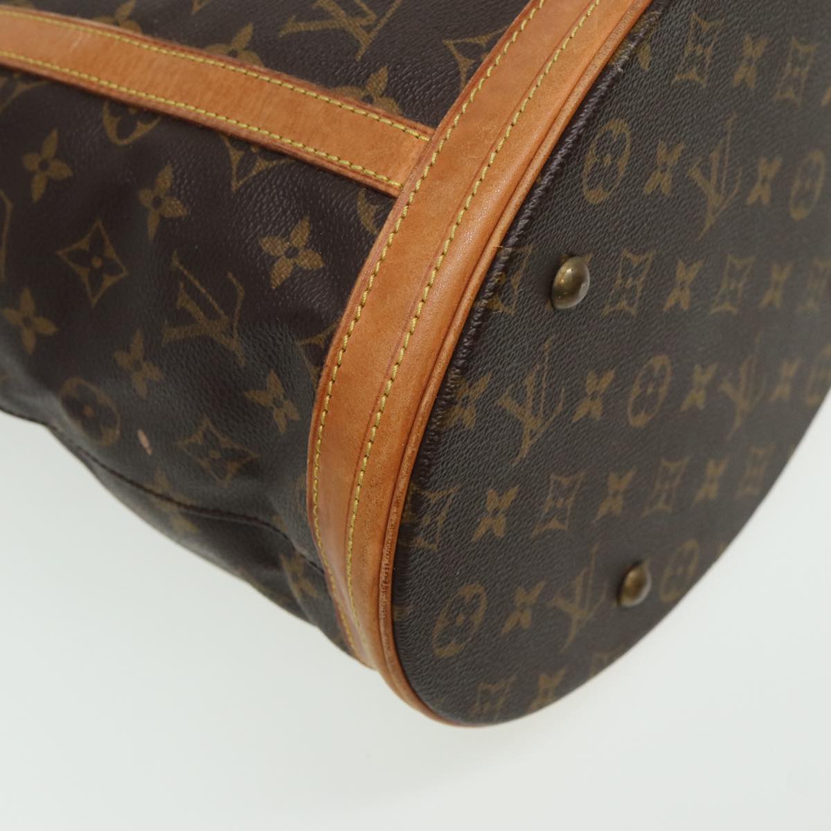 LOUIS VUITTON Monogram Bucket GM Shoulder Bag M42236 LV 81430