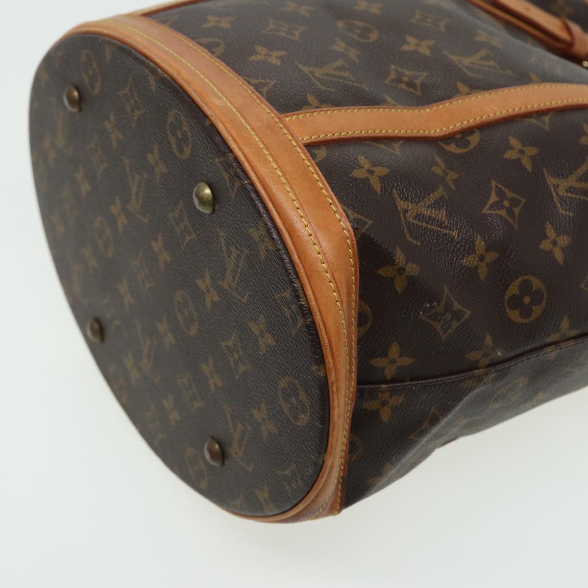 LOUIS VUITTON Monogram Bucket GM Shoulder Bag M42236 LV 81430