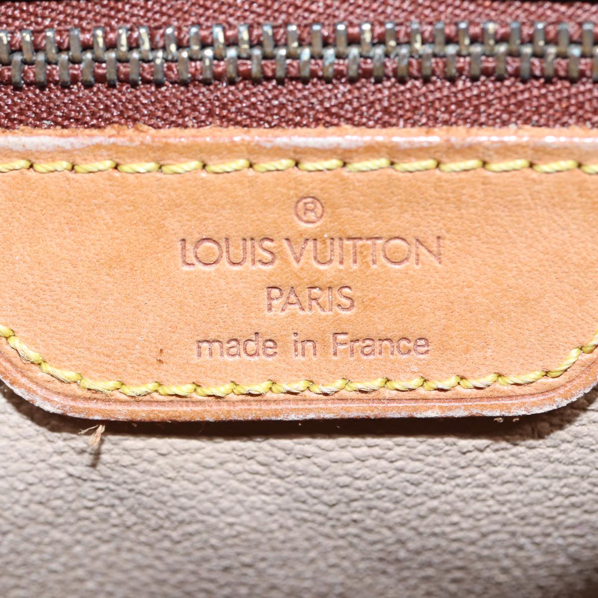 LOUIS VUITTON Monogram Bucket GM Shoulder Bag M42236 LV 81430