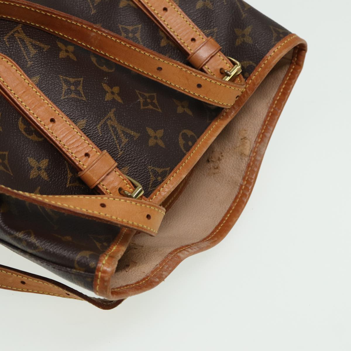 LOUIS VUITTON Monogram Bucket GM Shoulder Bag M42236 LV 81430