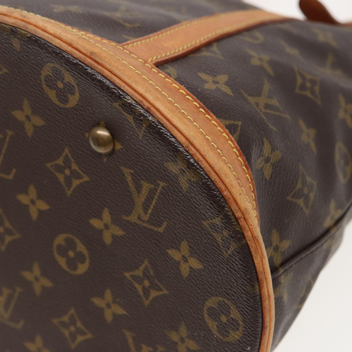 LOUIS VUITTON Monogram Bucket GM Shoulder Bag M42236 LV 81431