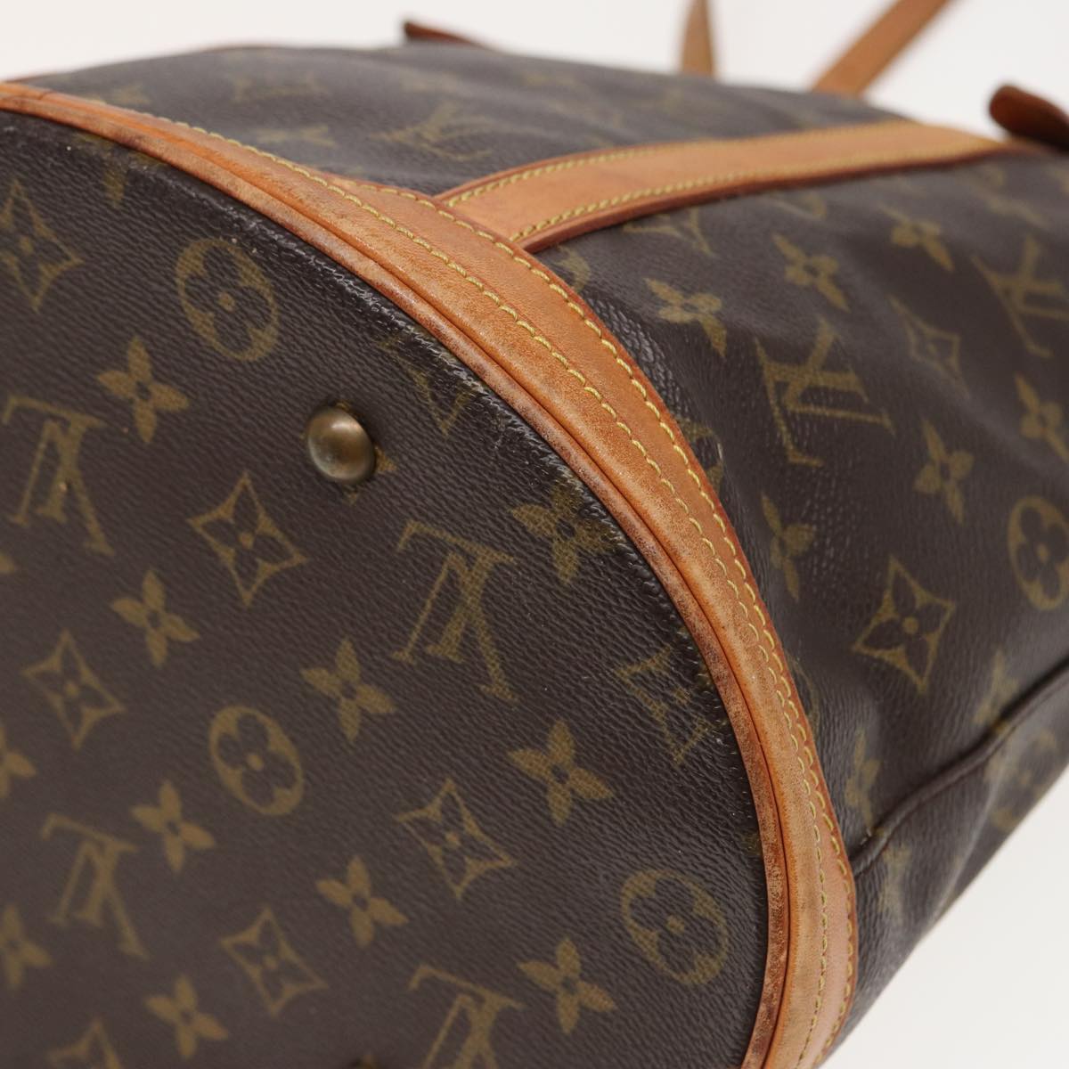 LOUIS VUITTON Monogram Bucket GM Shoulder Bag M42236 LV 81431