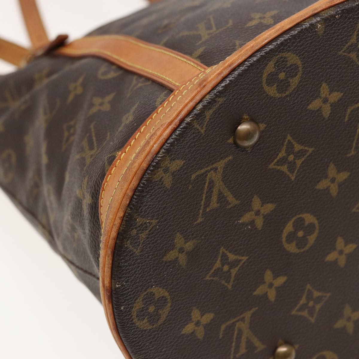LOUIS VUITTON Monogram Bucket GM Shoulder Bag M42236 LV 81431
