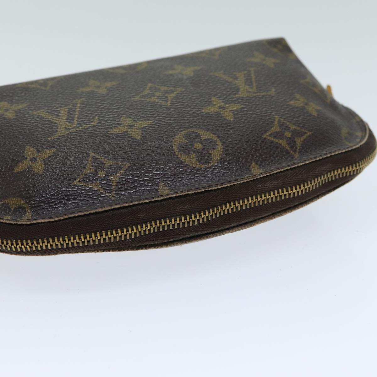 LOUIS VUITTON Monogram Pochette Cosmetic PM Cosmetic Pouch M47515 LV 81496