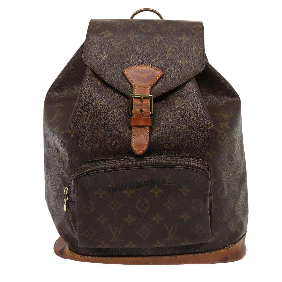 LOUIS VUITTON Monogram Montsouris GM Backpack M51135 LV 81506