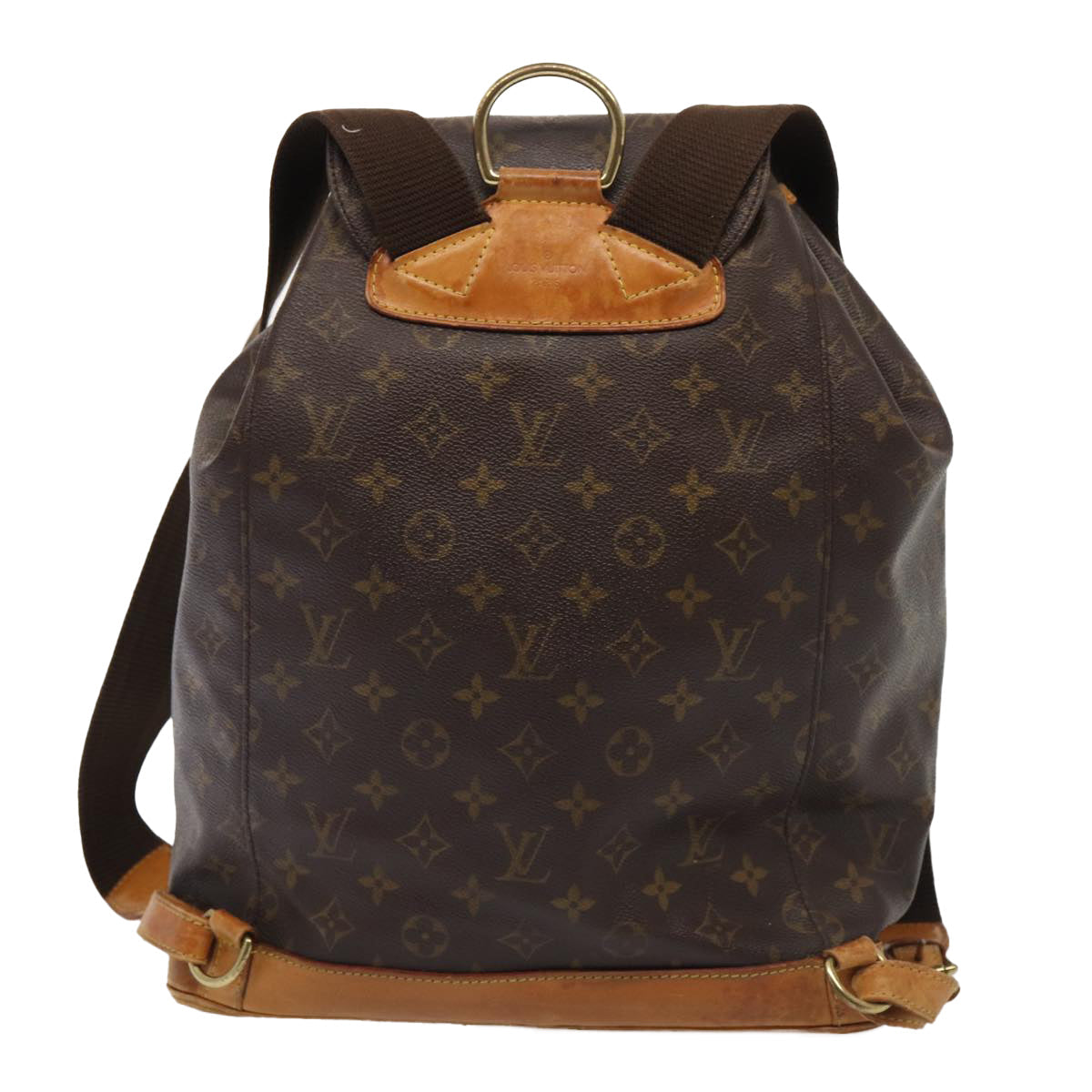 LOUIS VUITTON Monogram Montsouris GM Backpack M51135 LV 81506