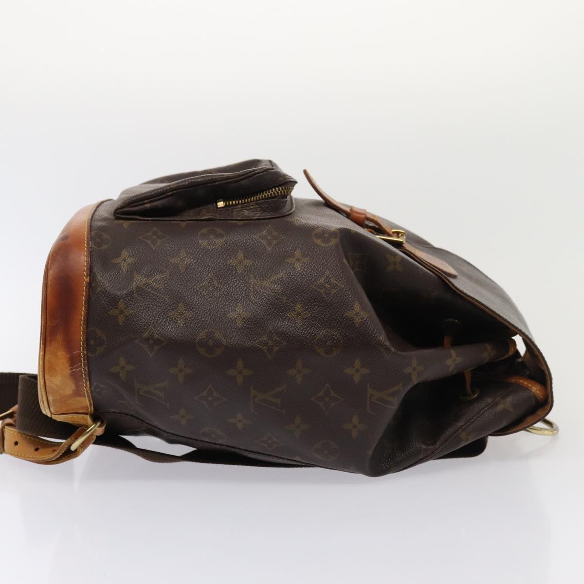 LOUIS VUITTON Monogram Montsouris GM Backpack M51135 LV 81506