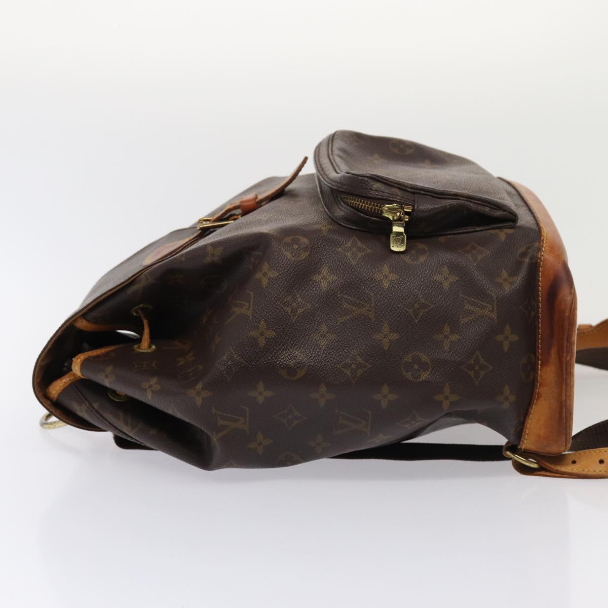 LOUIS VUITTON Monogram Montsouris GM Backpack M51135 LV 81506