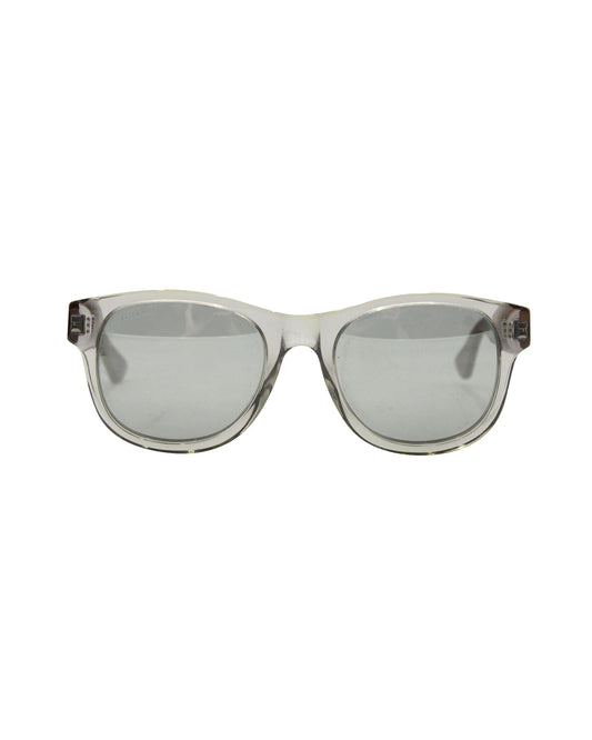 Luxury Gucci Trending 2025 Wayfarer GG0044SA Sunglasses in Grey Acetate