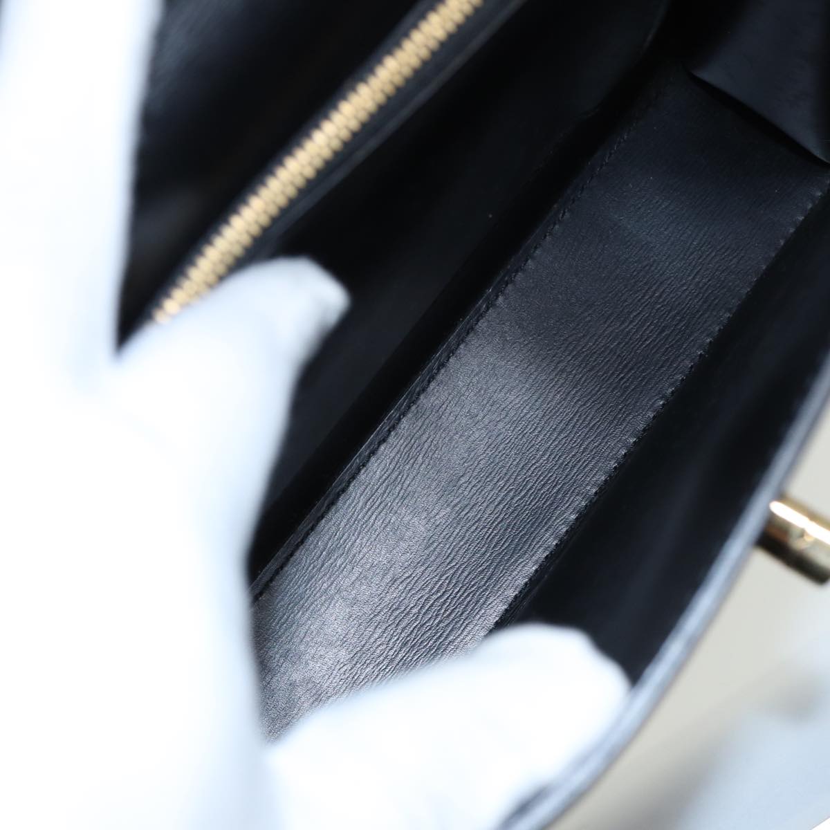 LOUIS VUITTON Epi Malesherbes Hand Bag Black M52372 LV 81533