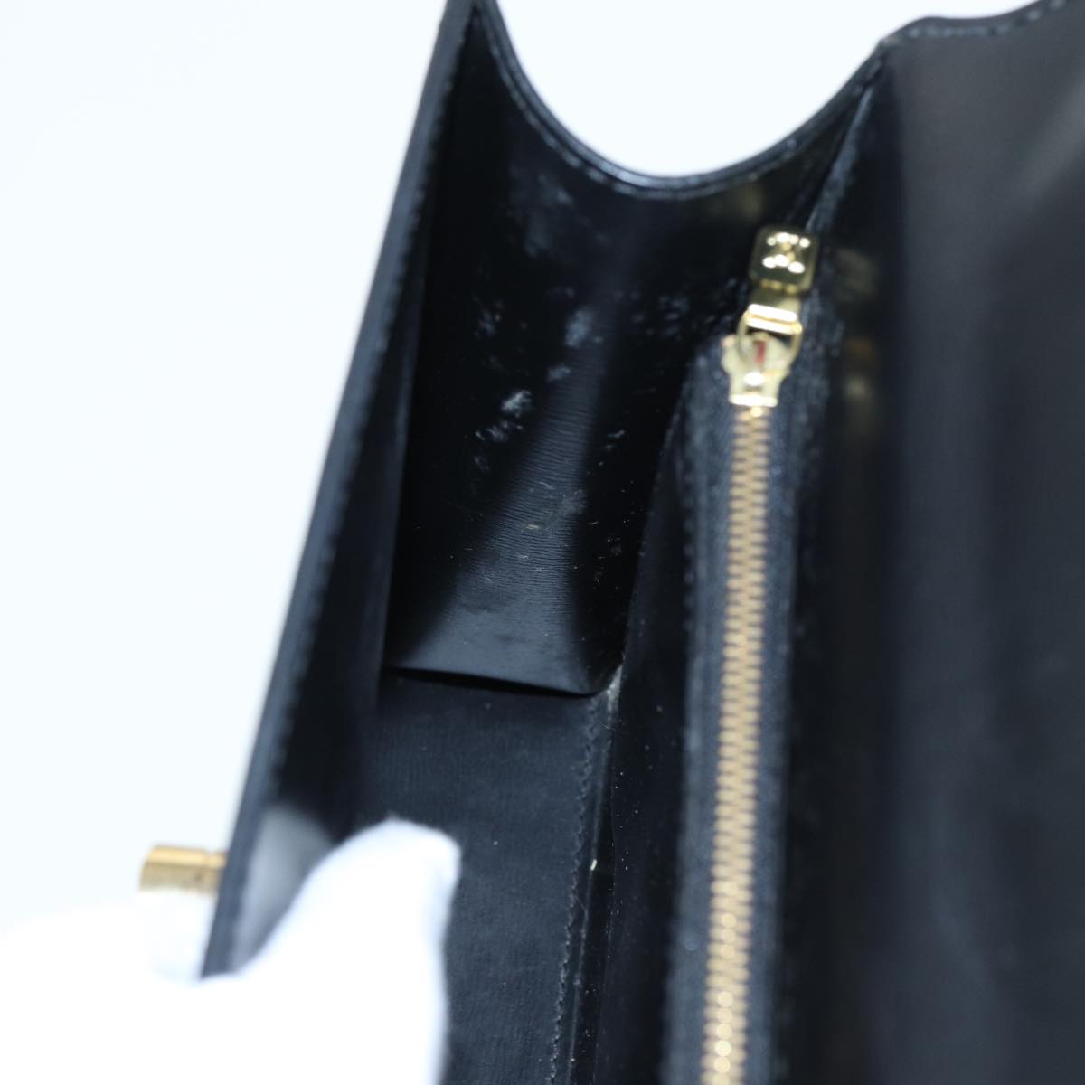LOUIS VUITTON Epi Malesherbes Hand Bag Black M52372 LV 81533