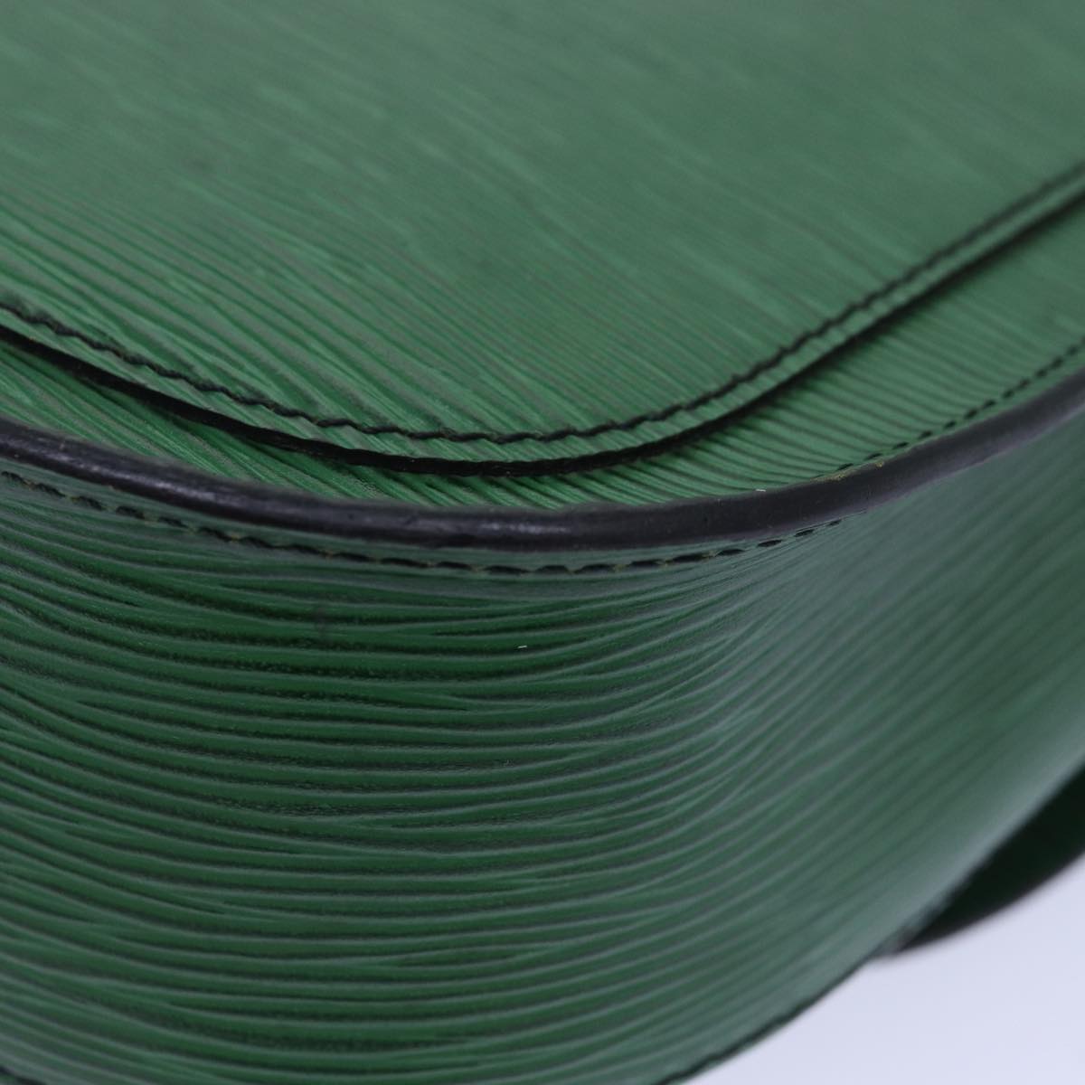 LOUIS VUITTON Epi Saint Cloud GM Shoulder Bag Green M52194 LV 81536