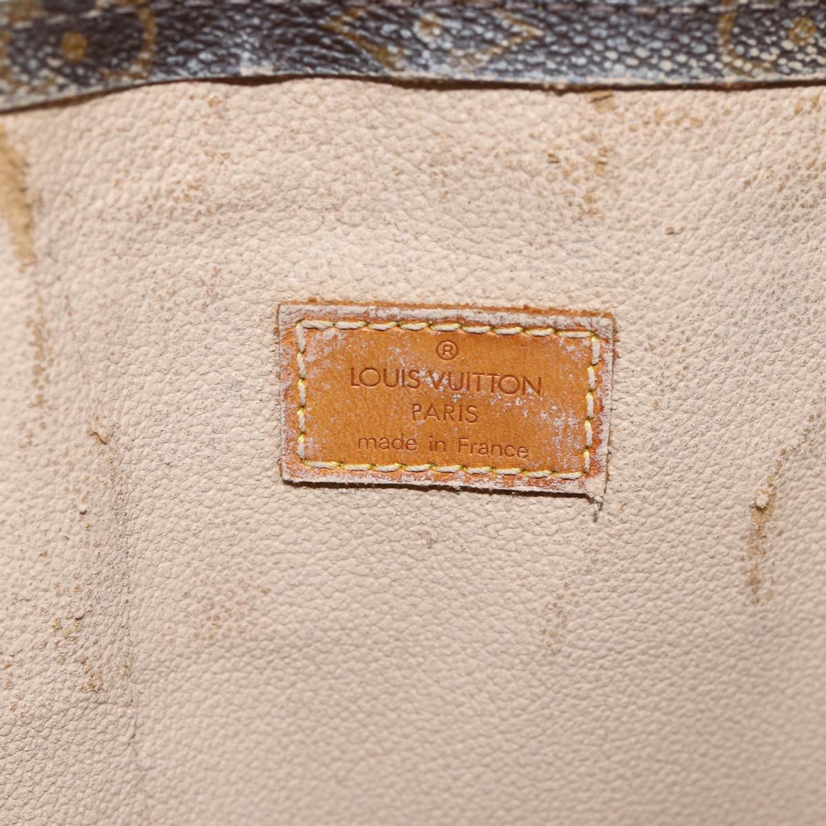 LOUIS VUITTON Monogram Sac Plat Hand Bag M51140 LV 81546