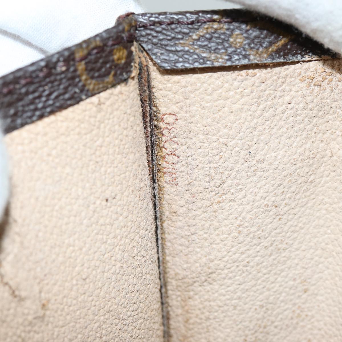 LOUIS VUITTON Monogram Sac Plat Hand Bag M51140 LV 81546