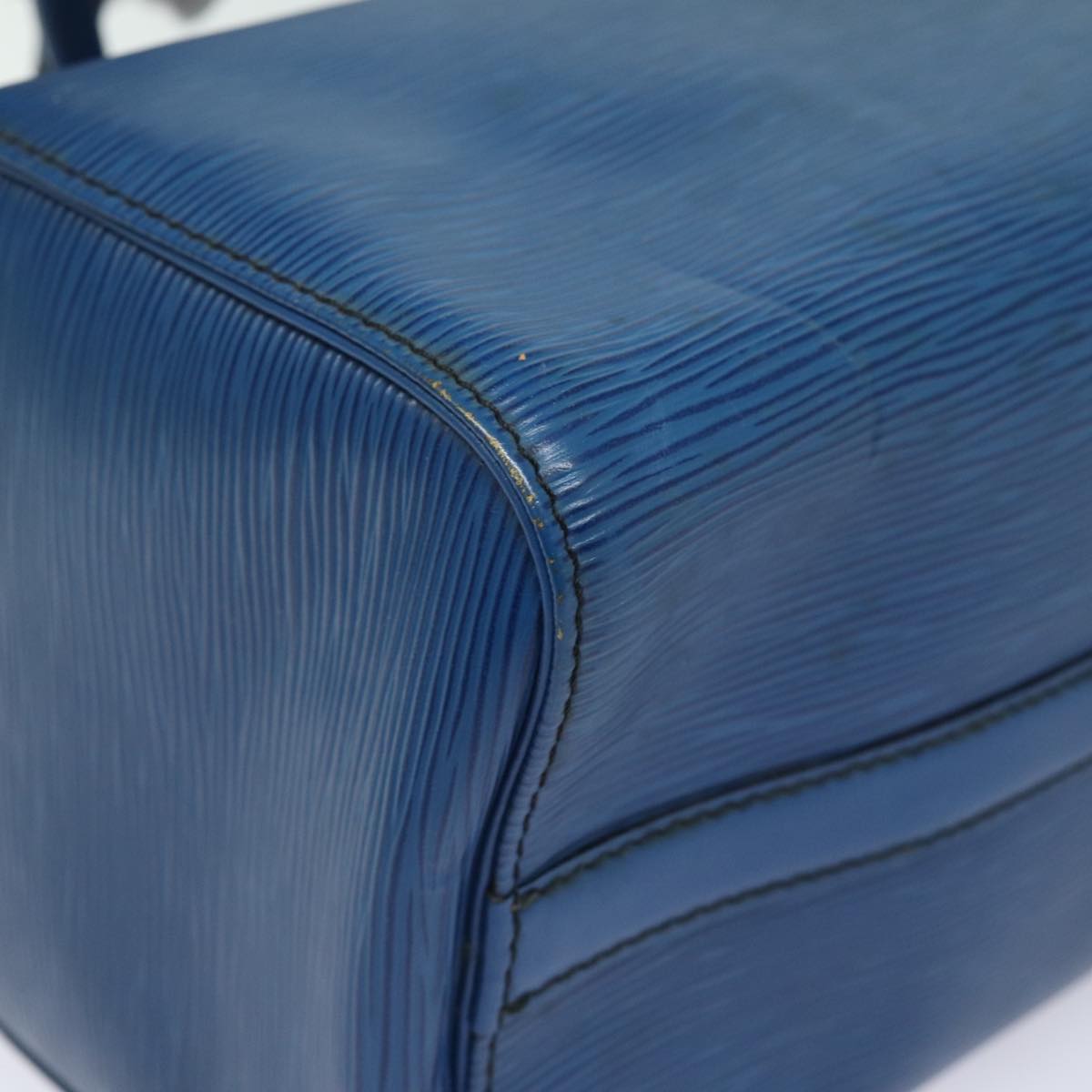 LOUIS VUITTON Epi Speedy 25 Hand Bag Toledo Blue M43015 LV 81576