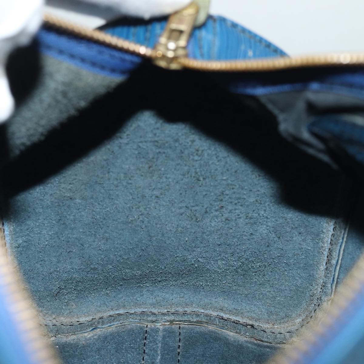 LOUIS VUITTON Epi Speedy 25 Hand Bag Toledo Blue M43015 LV 81576