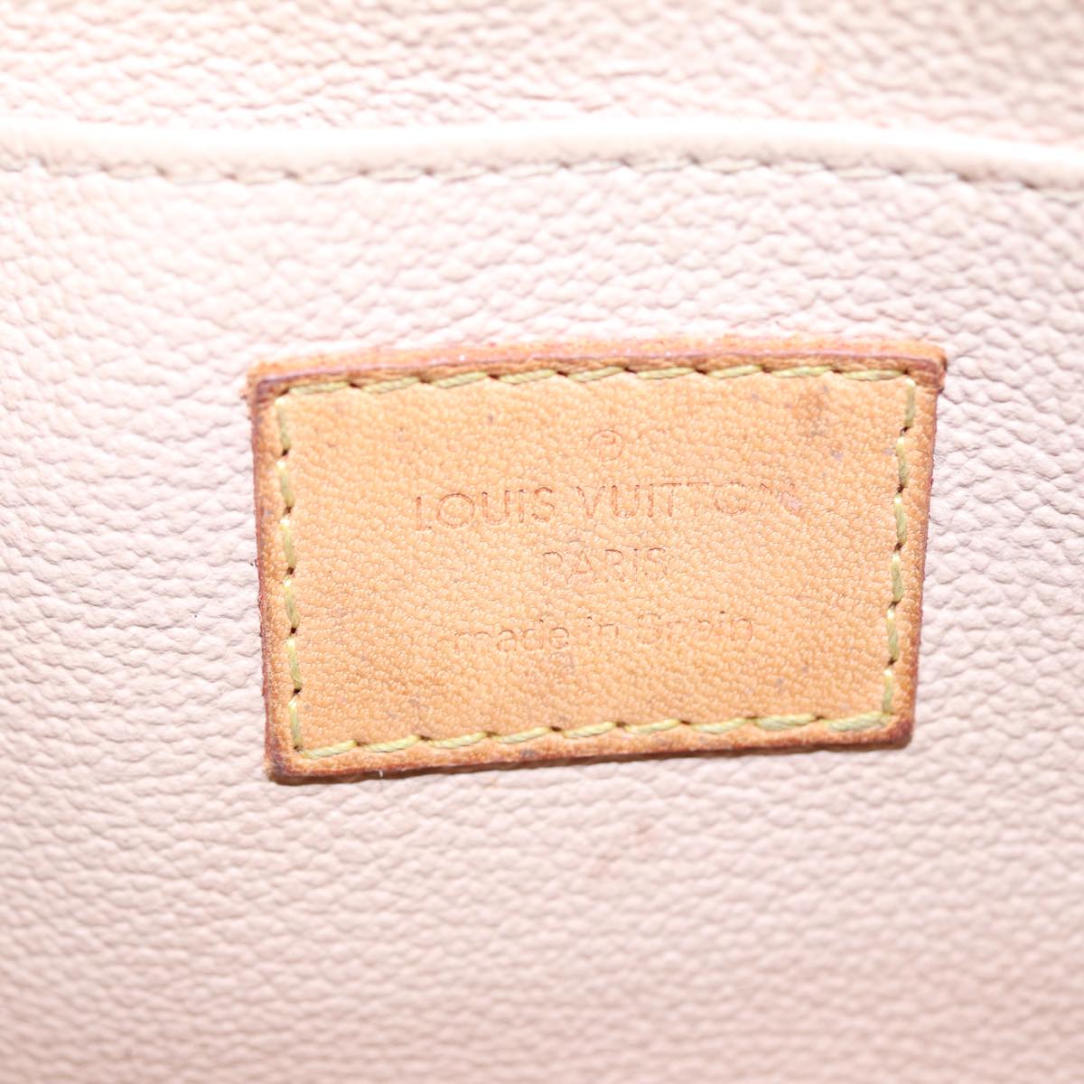 LOUIS VUITTON Monogram Pochette Cosmetic PM Cosmetic Pouch M47515 LV 81602