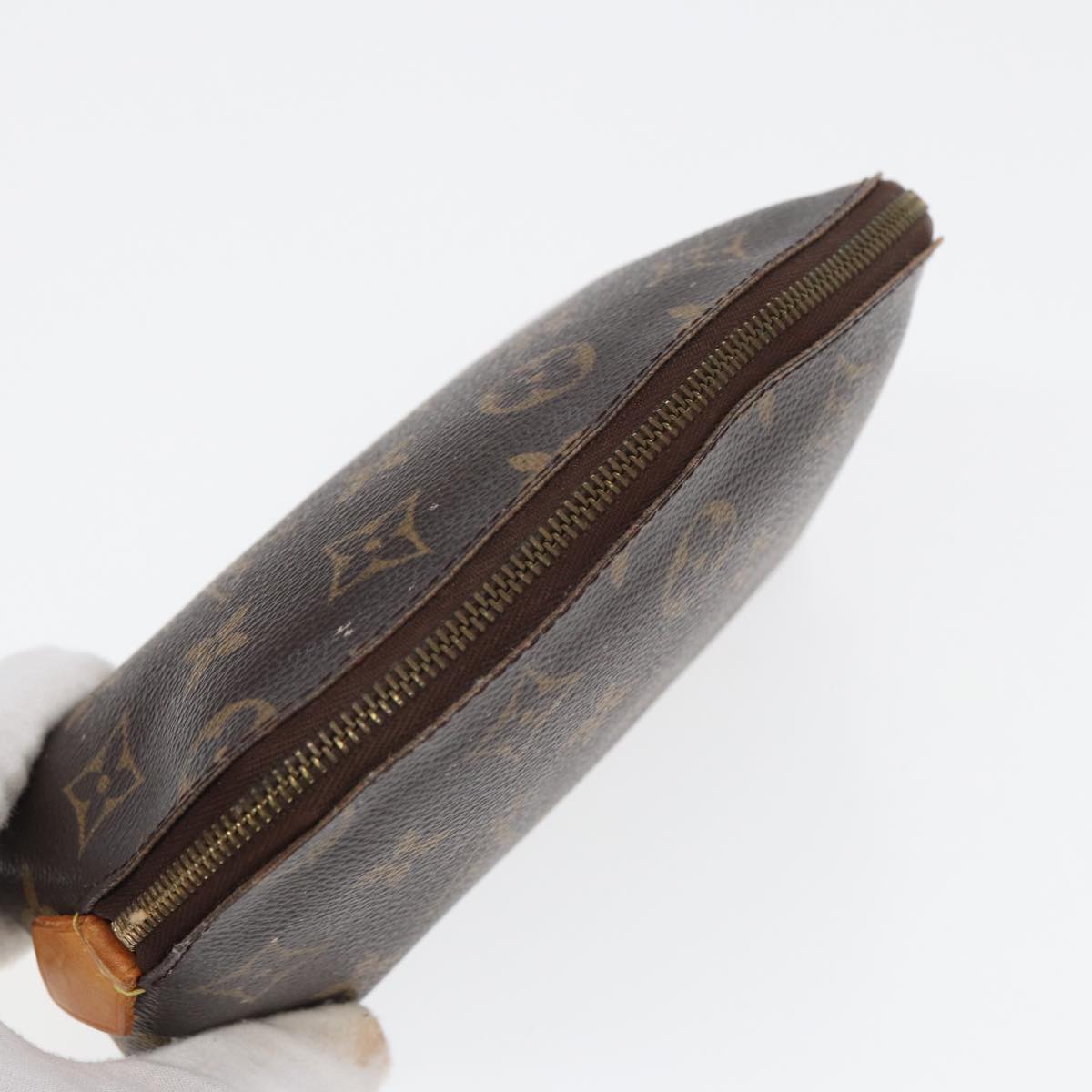 LOUIS VUITTON Monogram Pochette Cosmetic PM Cosmetic Pouch M47515 LV 81602