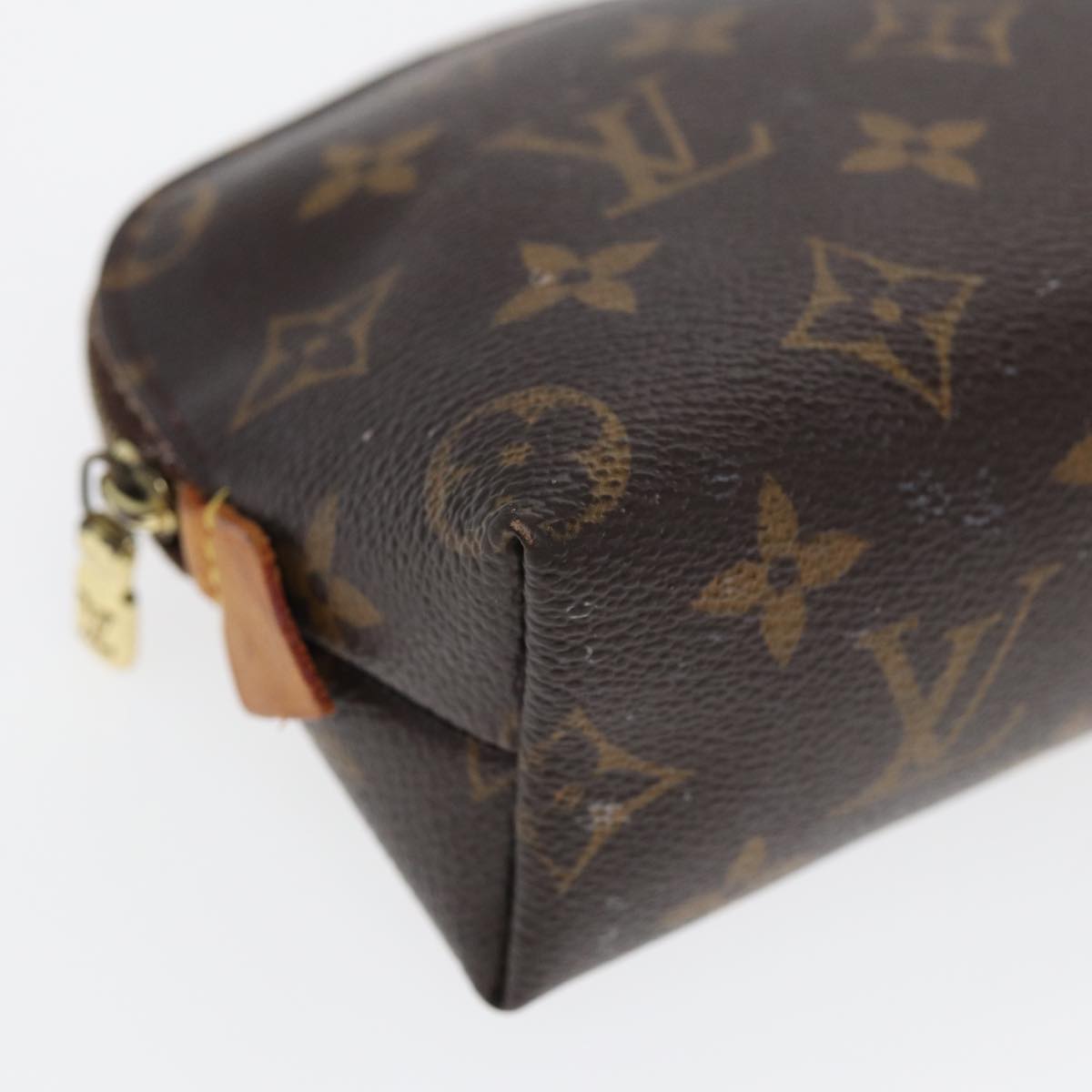 LOUIS VUITTON Monogram Pochette Cosmetic PM Cosmetic Pouch M47515 LV 81602