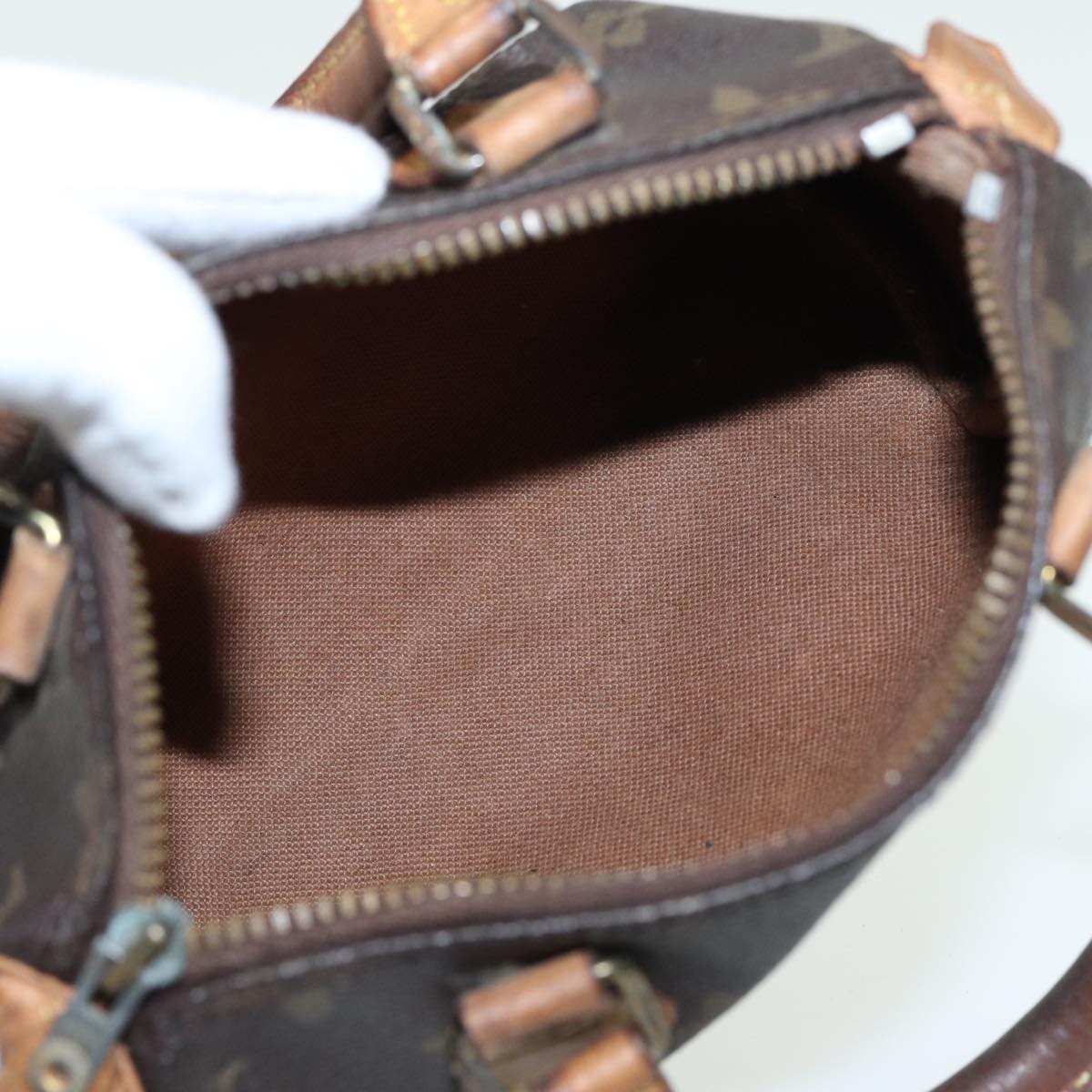 LOUIS VUITTON Monogram Mini Speedy Hand Bag L005 LV 81685