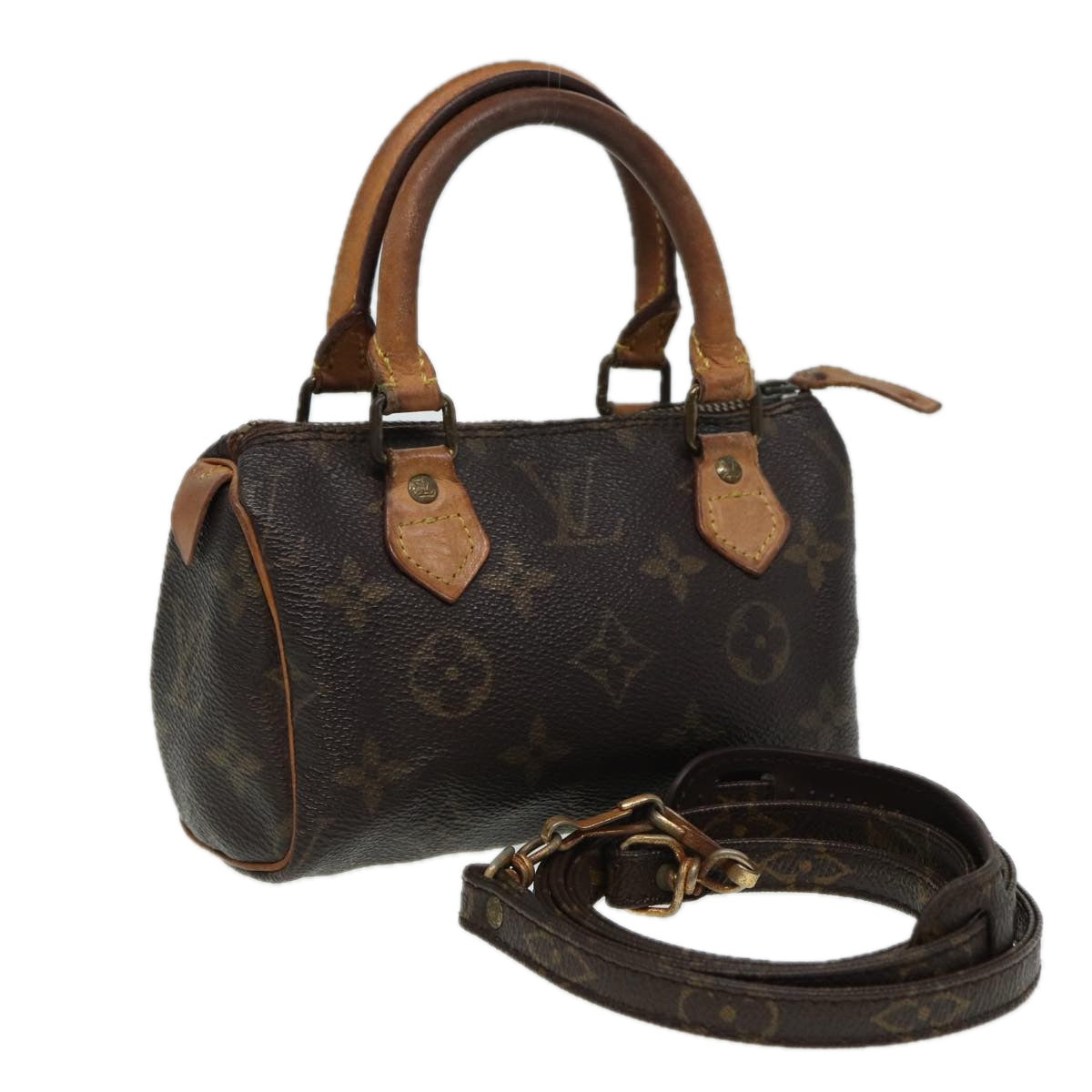 LOUIS VUITTON Monogram Mini Speedy Hand Bag L005 LV 81685