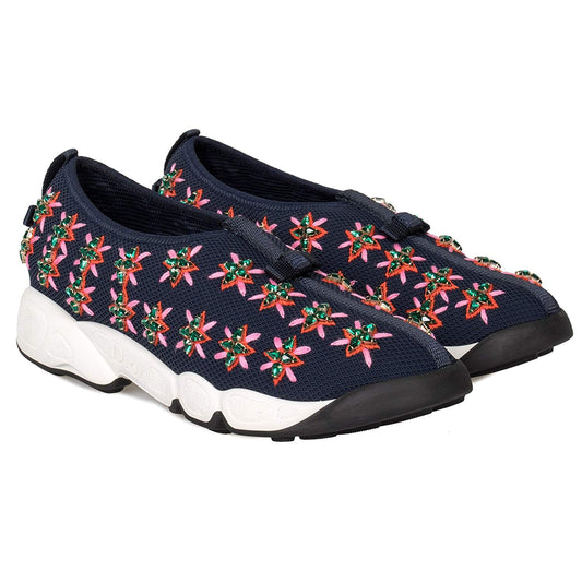 CHRISITAN DIOR FUSION FLOWER SNEAKERS SIZE 37