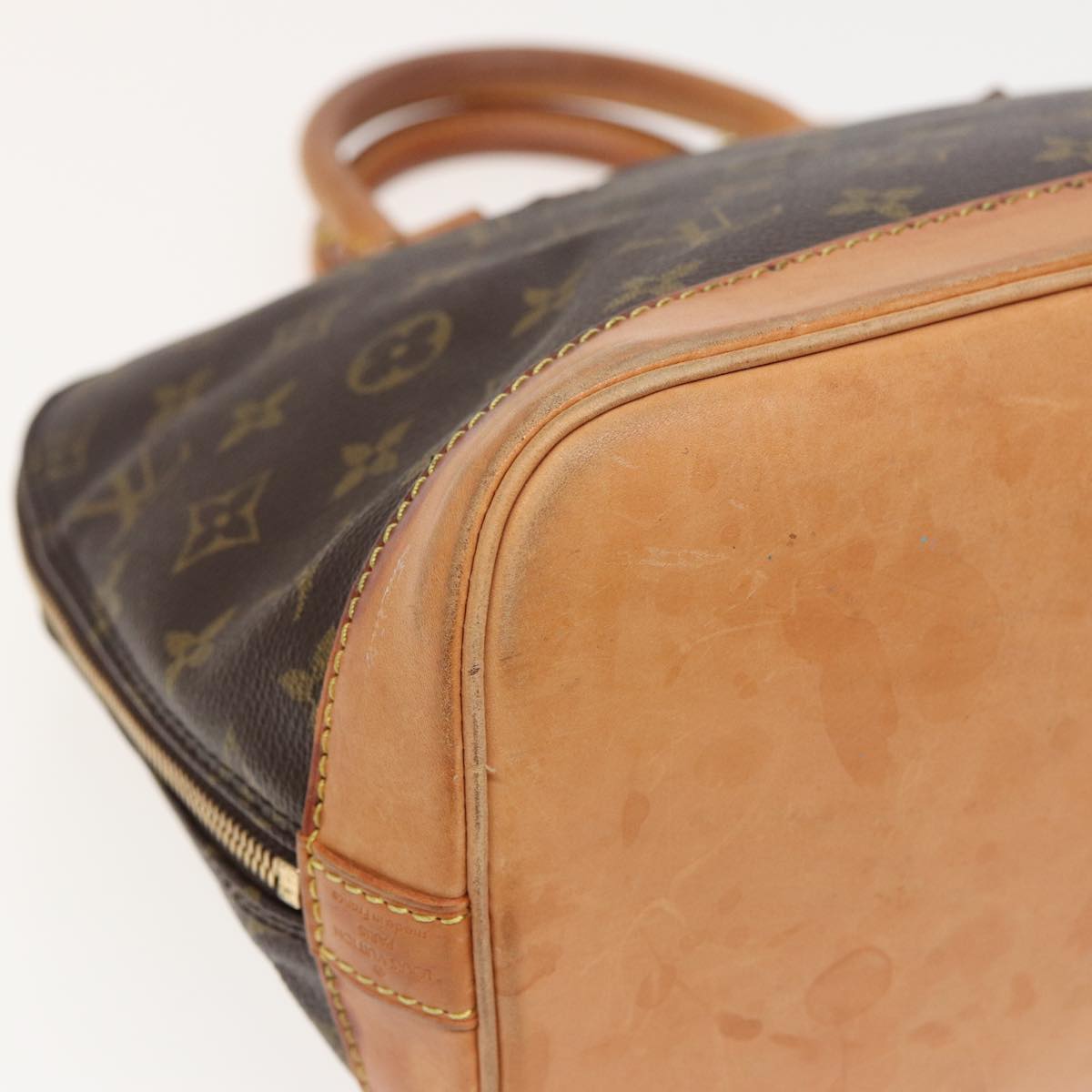 LOUIS VUITTON Monogram Alma Hand Bag M51130 LV 81714