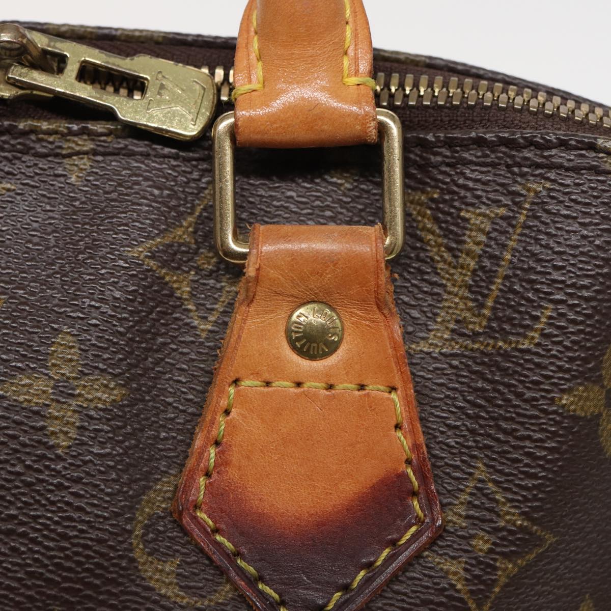 LOUIS VUITTON Monogram Alma Hand Bag M51130 LV 81714