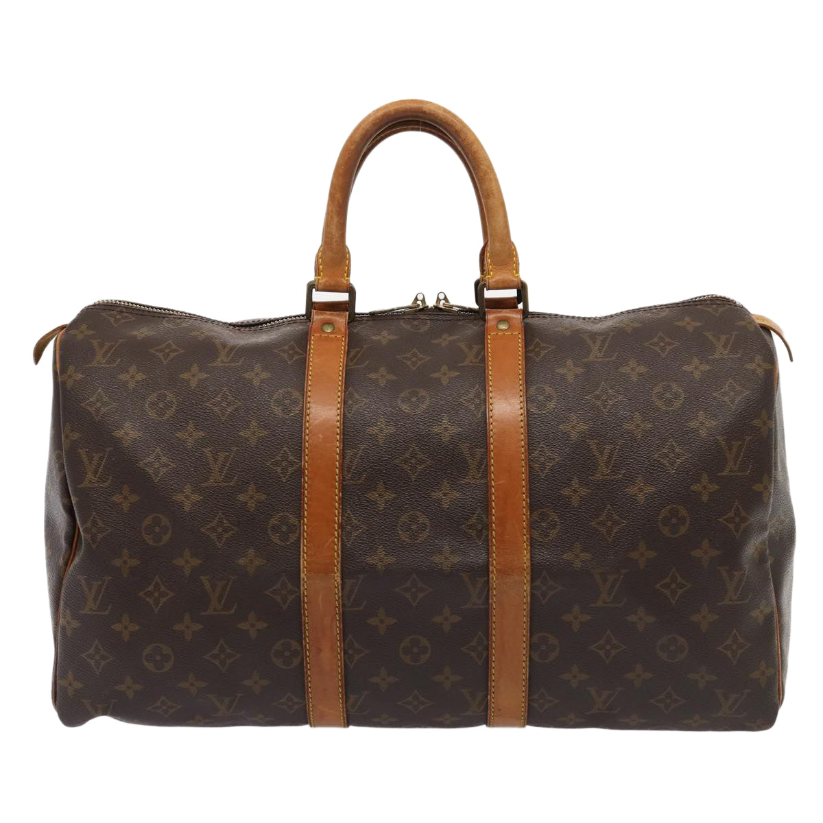 LOUIS VUITTON Monogram Keepall 45 Boston Bag M41428 LV 81744