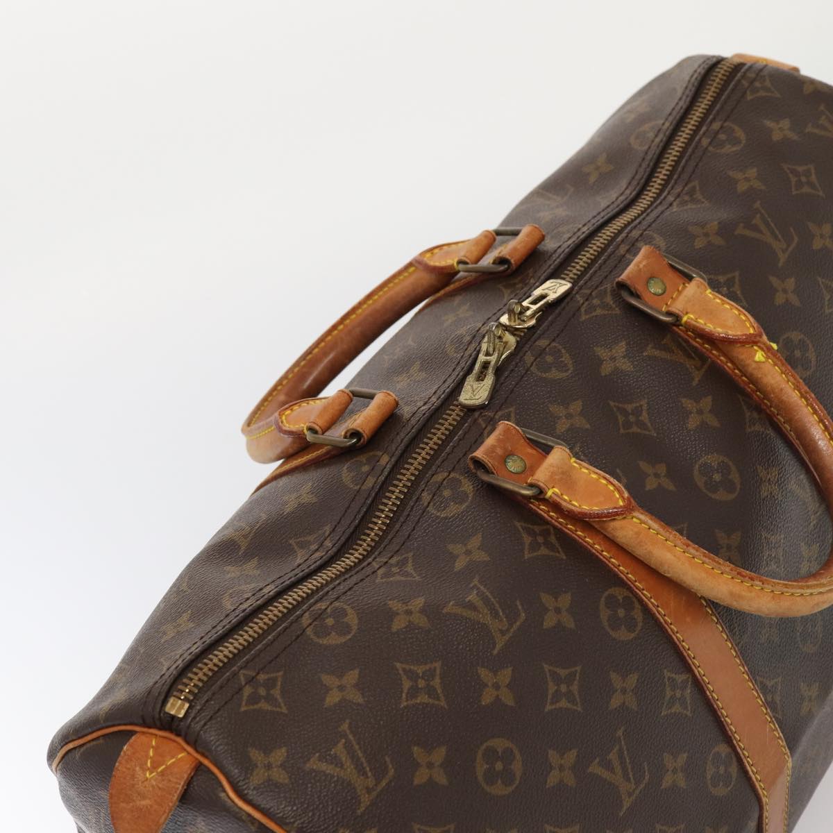 LOUIS VUITTON Monogram Keepall 45 Boston Bag M41428 LV 81744