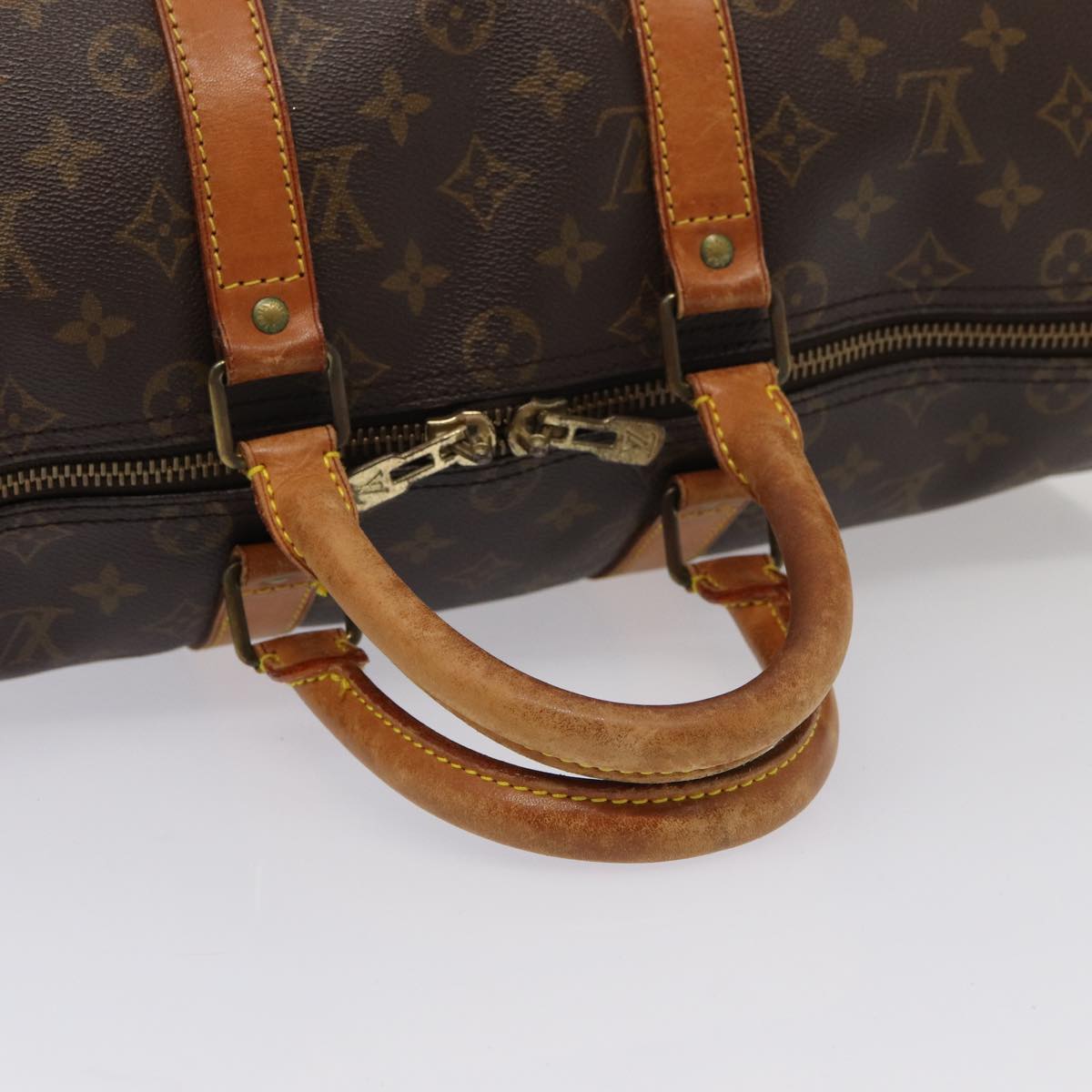 LOUIS VUITTON Monogram Keepall 45 Boston Bag M41428 LV 81744