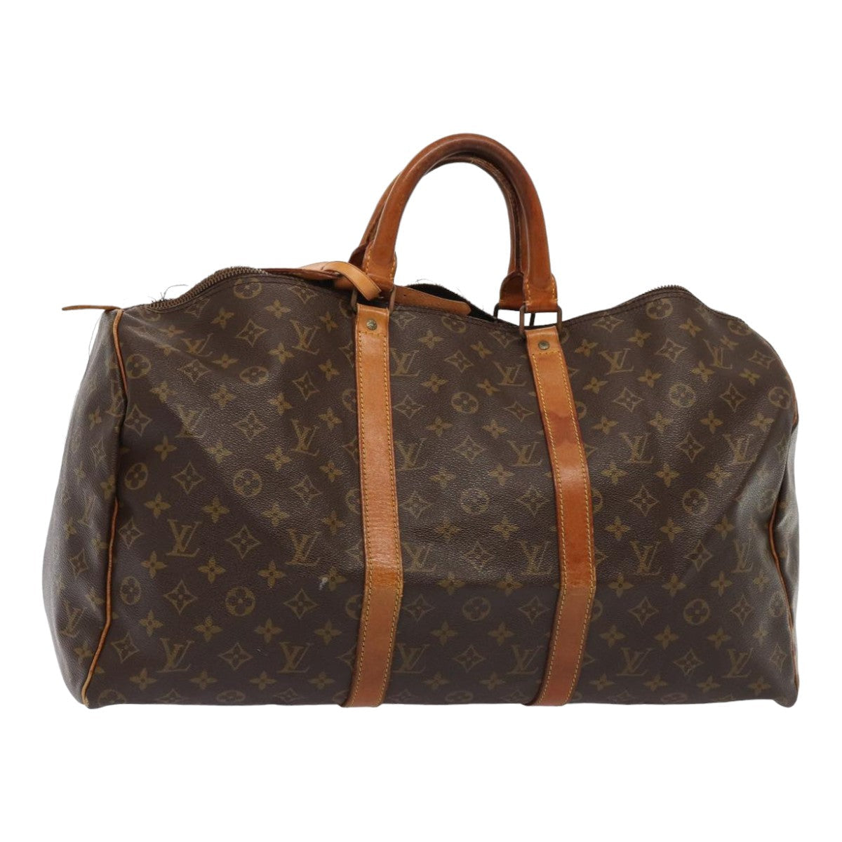 LOUIS VUITTON Monogram Keepall 45 Boston Bag M41428 LV 81771