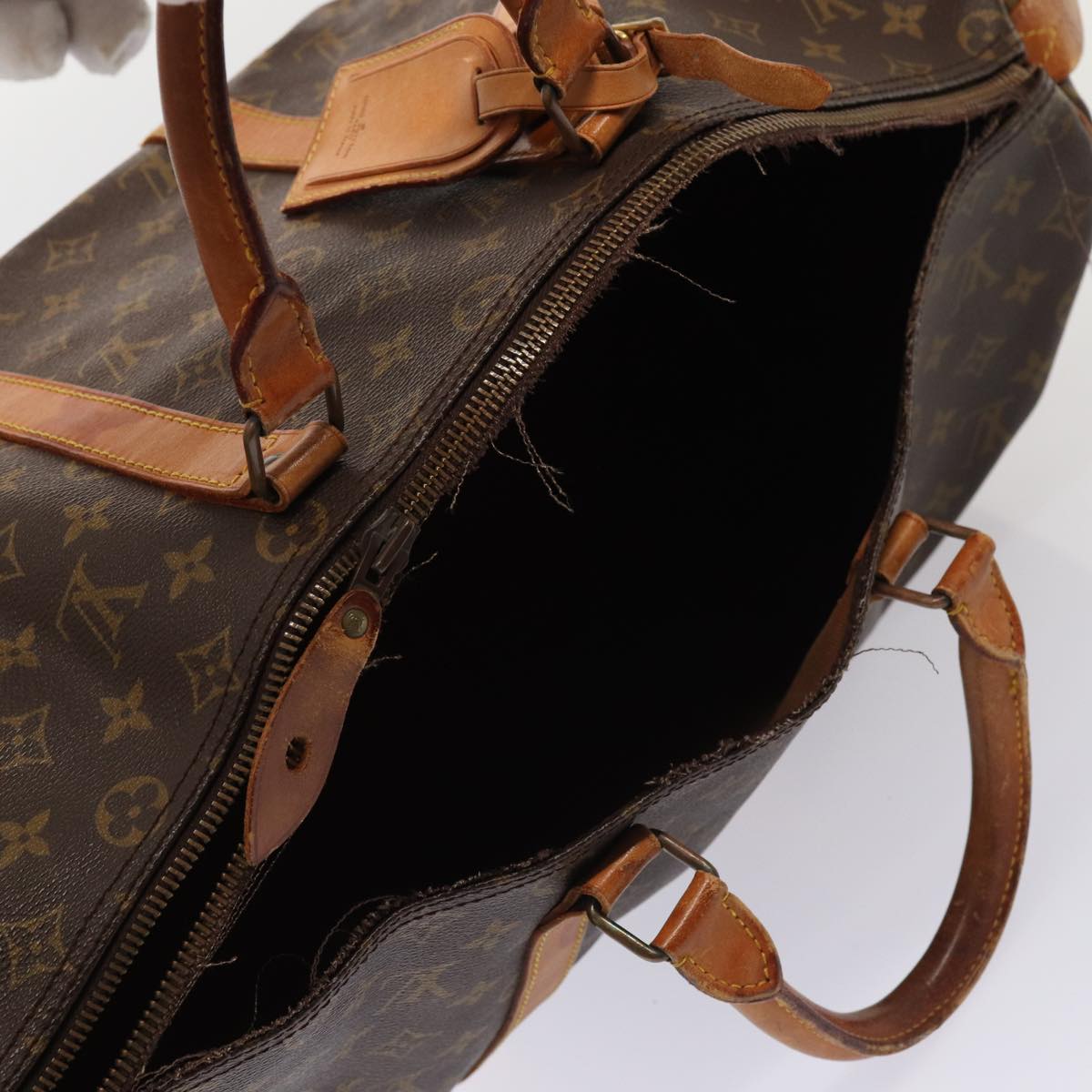 LOUIS VUITTON Monogram Keepall 45 Boston Bag M41428 LV 81771