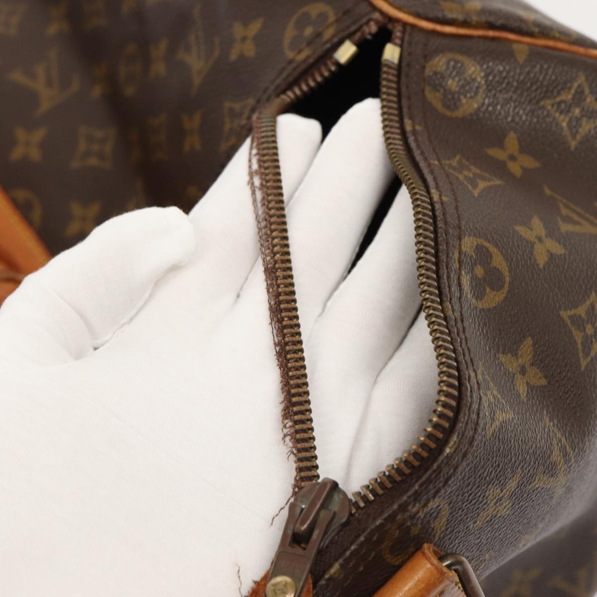 LOUIS VUITTON Monogram Keepall 45 Boston Bag M41428 LV 81771
