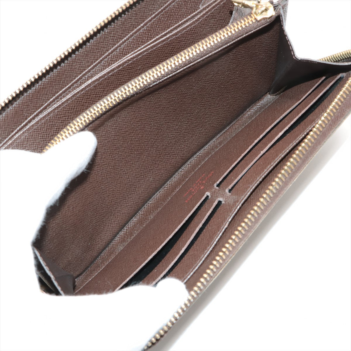 Louis Vuitton Damier Zippy Wallet N41661 Brown Round