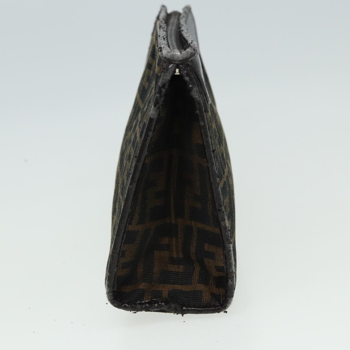 Luxury Fendi Zucca Canvas Clutch Bag Brown81841