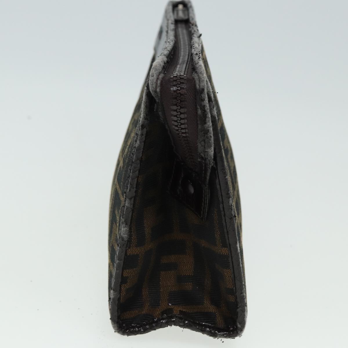 Luxury Fendi Zucca Canvas Clutch Bag Brown81841