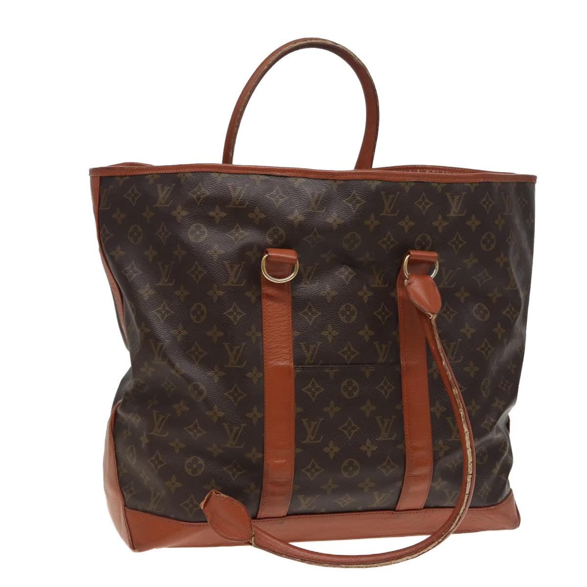LOUIS VUITTON Monogram Sac Weekend GM Tote Bag M42420 LV 81885