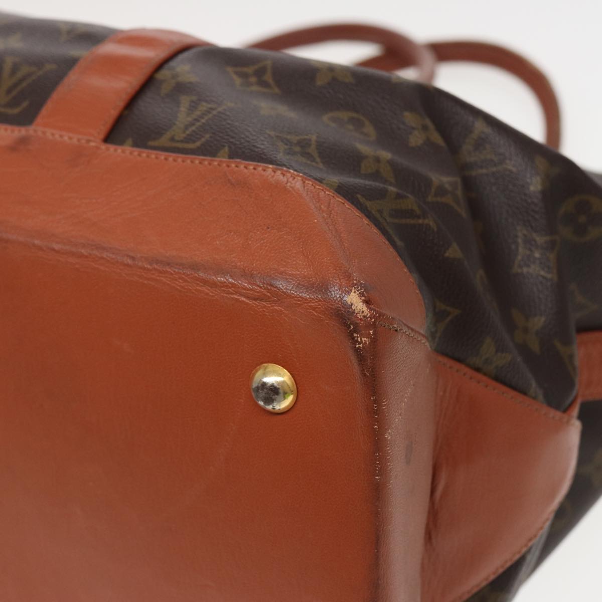LOUIS VUITTON Monogram Sac Weekend GM Tote Bag M42420 LV 81885