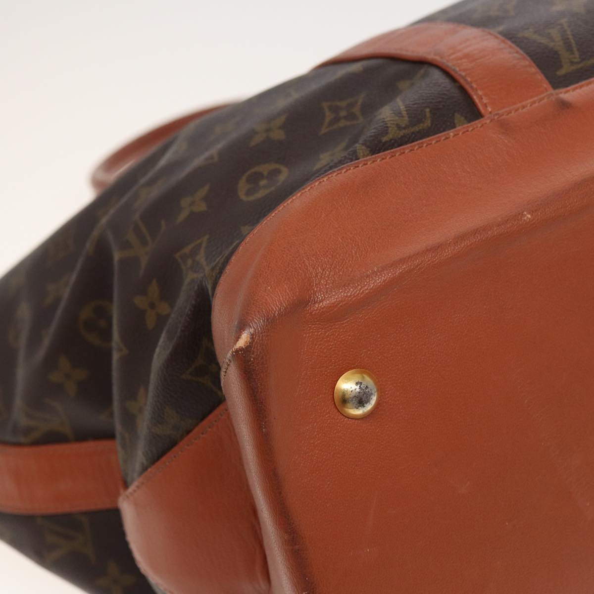 LOUIS VUITTON Monogram Sac Weekend GM Tote Bag M42420 LV 81885