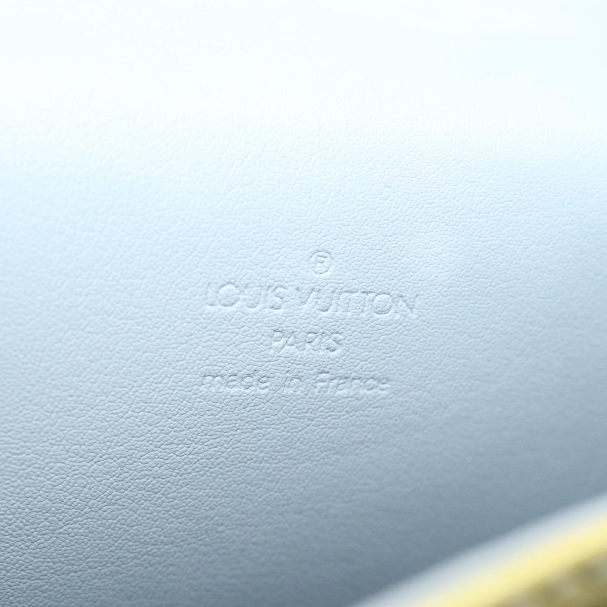 LOUIS VUITTON Monogram Vernis Spring Street Hand Bag Gris M91029 LV 81950